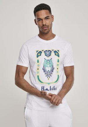 HABIBI OWL - T-shirt print - white