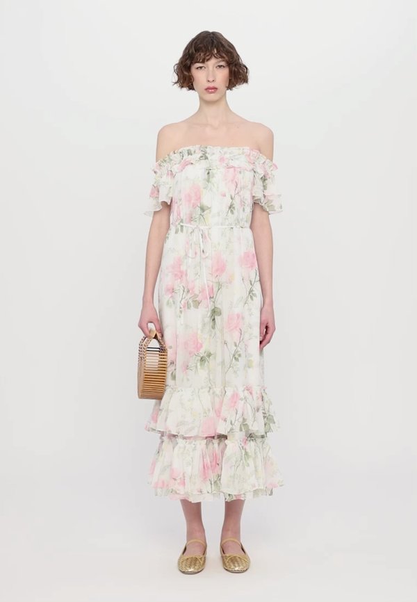 ROSE OFF SHOULDER ANKLE GOWN - Occasion wear3