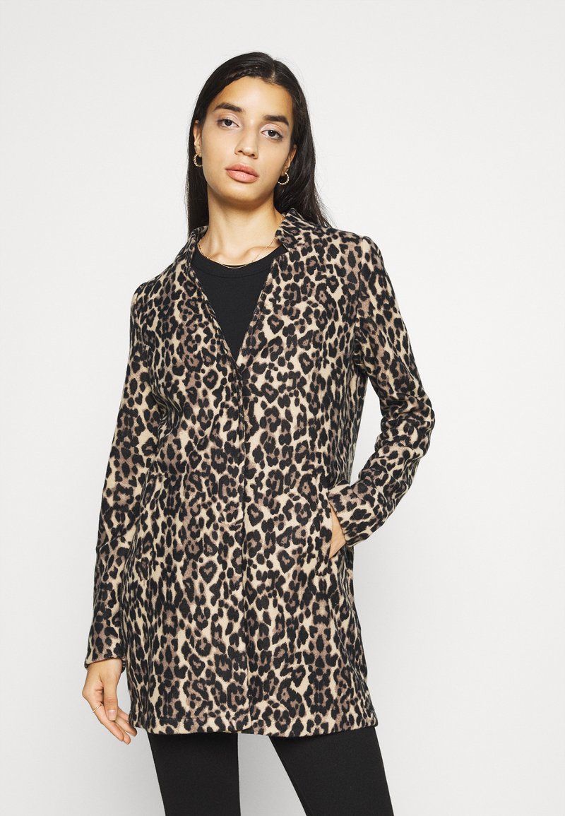 Vero Moda VMBRUSHEDKATRINELE - Casaco curto - sepia tint