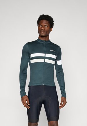 MENS BREVET LONG SLEEVE  - Cykeltrøjer - forest green/white