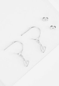 Next HEART DROP HOOP - Pendientes - silver coloured