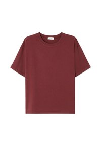 T-Shirt basic - bordeaux vintage