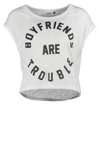 ONLY Camiseta estampada - off-white