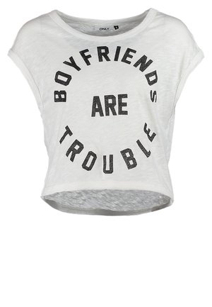 T-shirt print - off-white