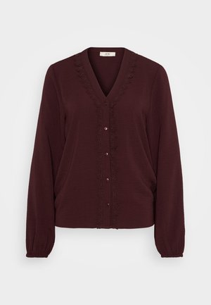 JDY, JDYDIVYA V NECK SHIRT - Pluus - fudge