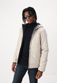 K-Way JACK WARM DOUBLE UNISEX - Vinterjakker - blue depth/beige grey
