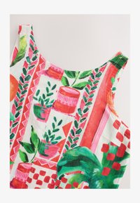 Unausgewählt, red floral fruit print