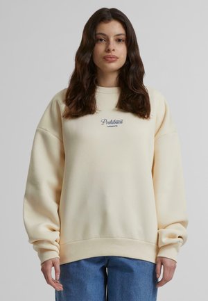 PROHIBITED GARMENT CREW NECK - Sweater - cream