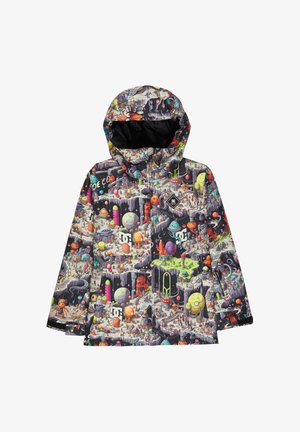 FUNKTIONELLE MIT KAPUZE - Snowboardová bunda - kta outer world black