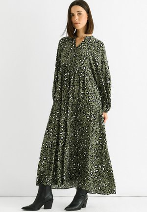 ANIMAL SMOCK - Maxi dress - khaki