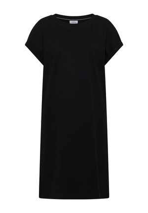 Cecil, KNEE-LENGTH DRESS MADE OF JERSEY - Robe t-shirt - black