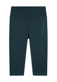 Freddy CORSARO CON LOGO GLITTER - Leggings - dark sea