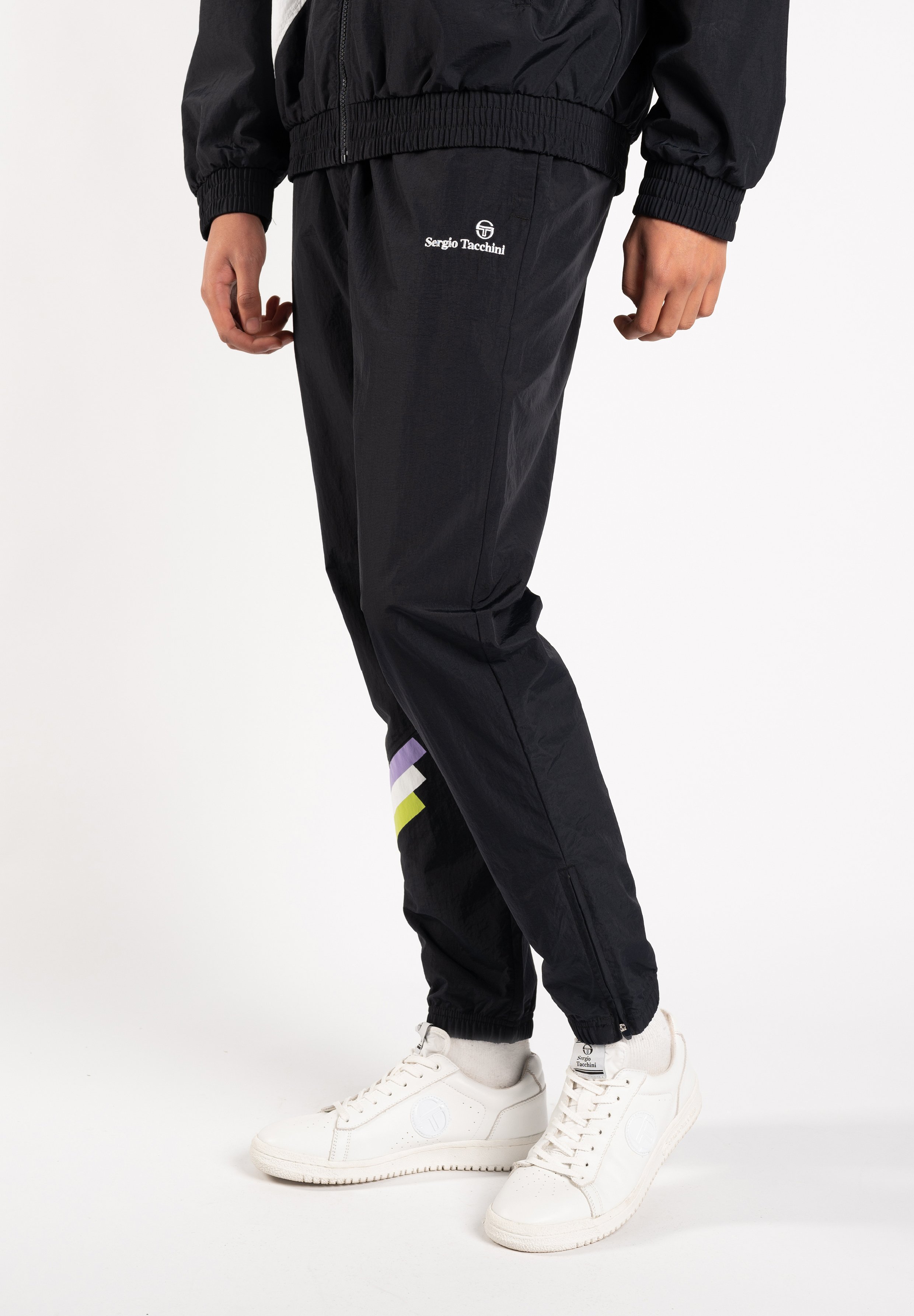 Sergio Tacchini CHECKERED PRINT - Chándal - black white multi/negro -  Zalando.es