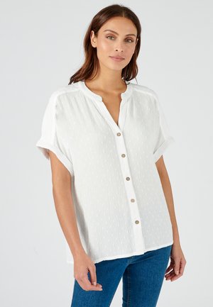 CRÉPON PLUMETIS - Blouse - white