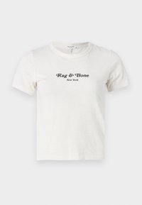 MINI SCRIPT TEE - Print T-shirt - ivory mult