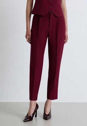 Calliope, PANTALONE LUNGO TINTA UNITA - Pantaloni - bordeaux