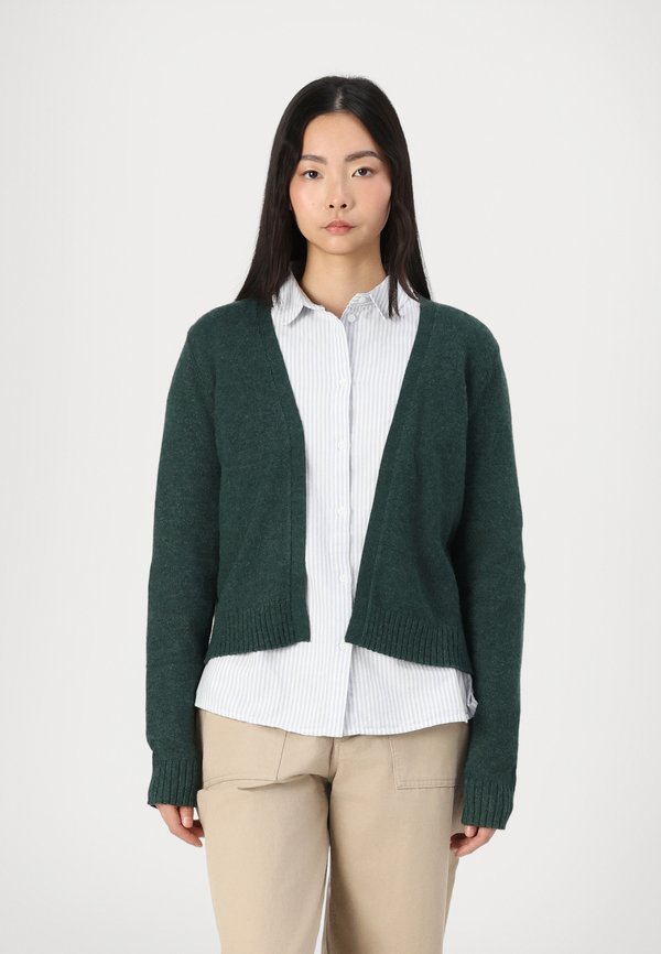 VIRIL NOOS - Strickjacke - pineneedle