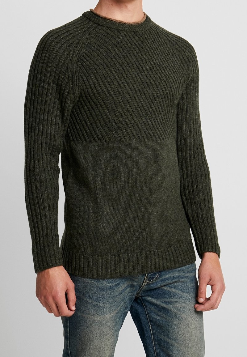 Pier One Pullover - mottled olive