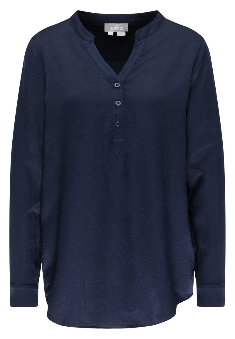 usha Blouse donkerblauw