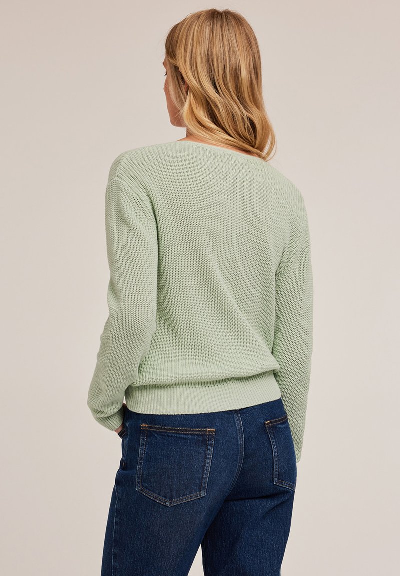 Pull scollo a v in morbida maglia beige chiaro Vero Moda | La Redoute