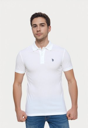 BASIC KURZARM - Polo shirt - weiss