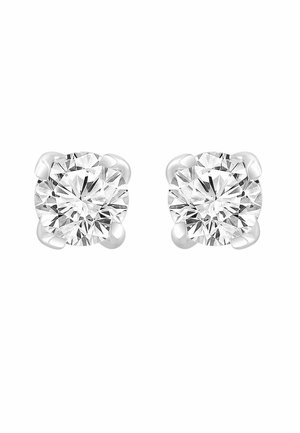 Ethische Diamanten, Náušnice - white silver-coloured