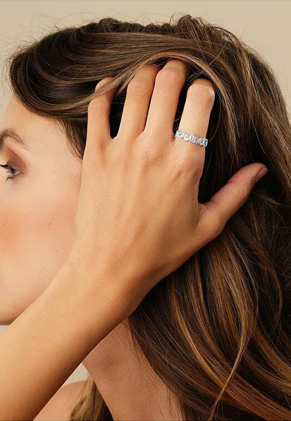 Ring - weißgoldfarben