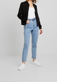 Urban Classics Felpa con zip - black