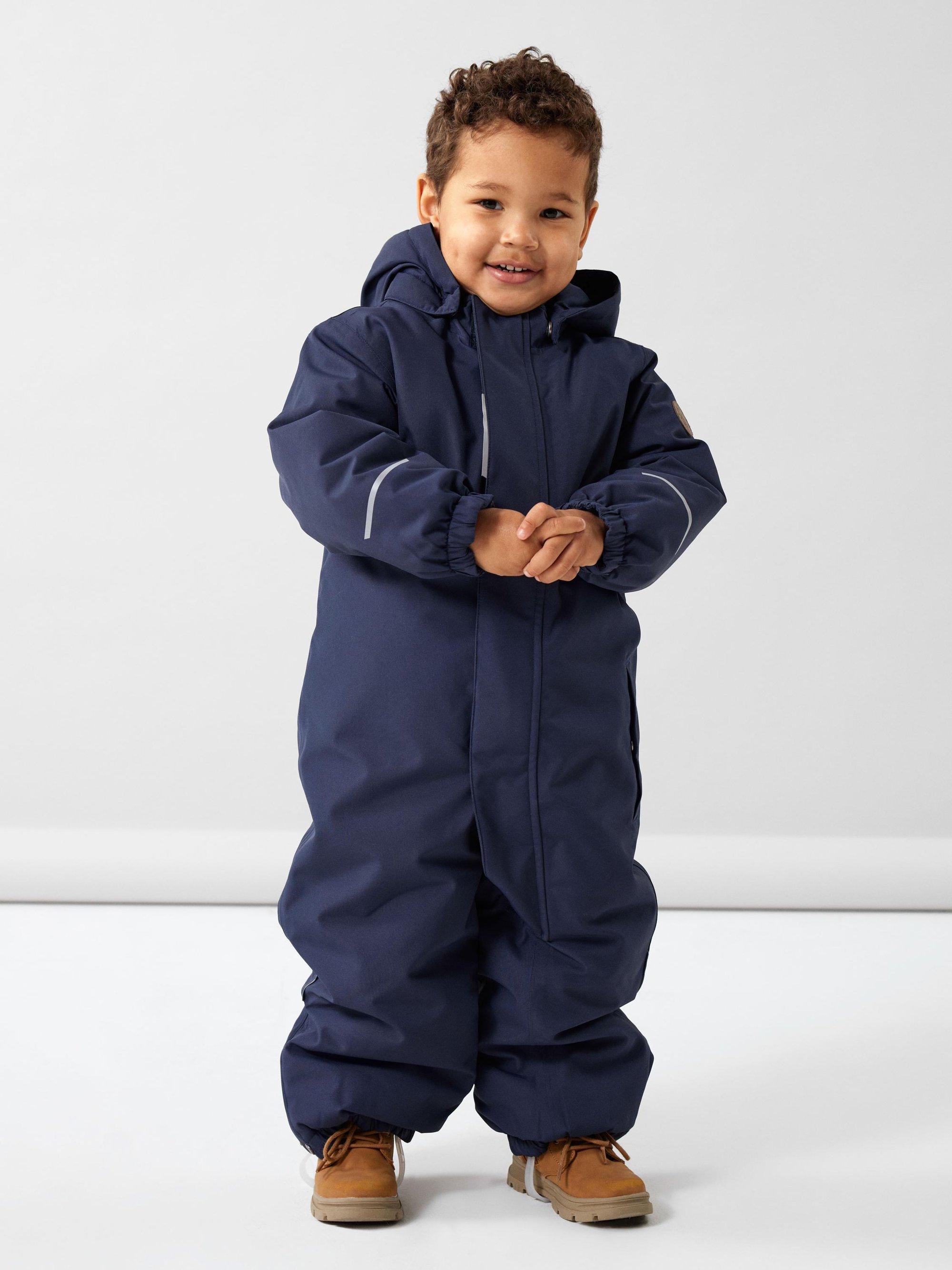 Name it NMNSNOW10 SUIT SOLID UNISEX - Schneeanzug - dark sapphire 