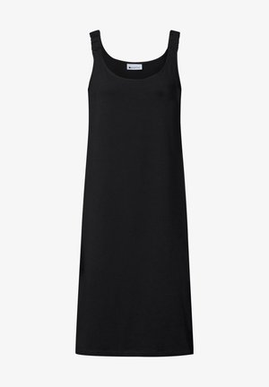 Street One, KNIELANGES KLEID MIT GERAFFTEN TRÄGERN - Jersey dress - black