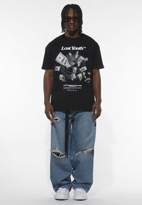Lost Youth TEE MONEY  - Marškinėliai su spaudiniu - black