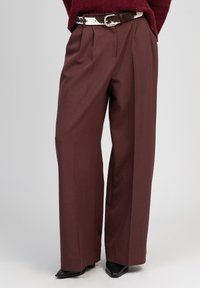 AN'GE PEPINA - Pantalon classique - chocolat