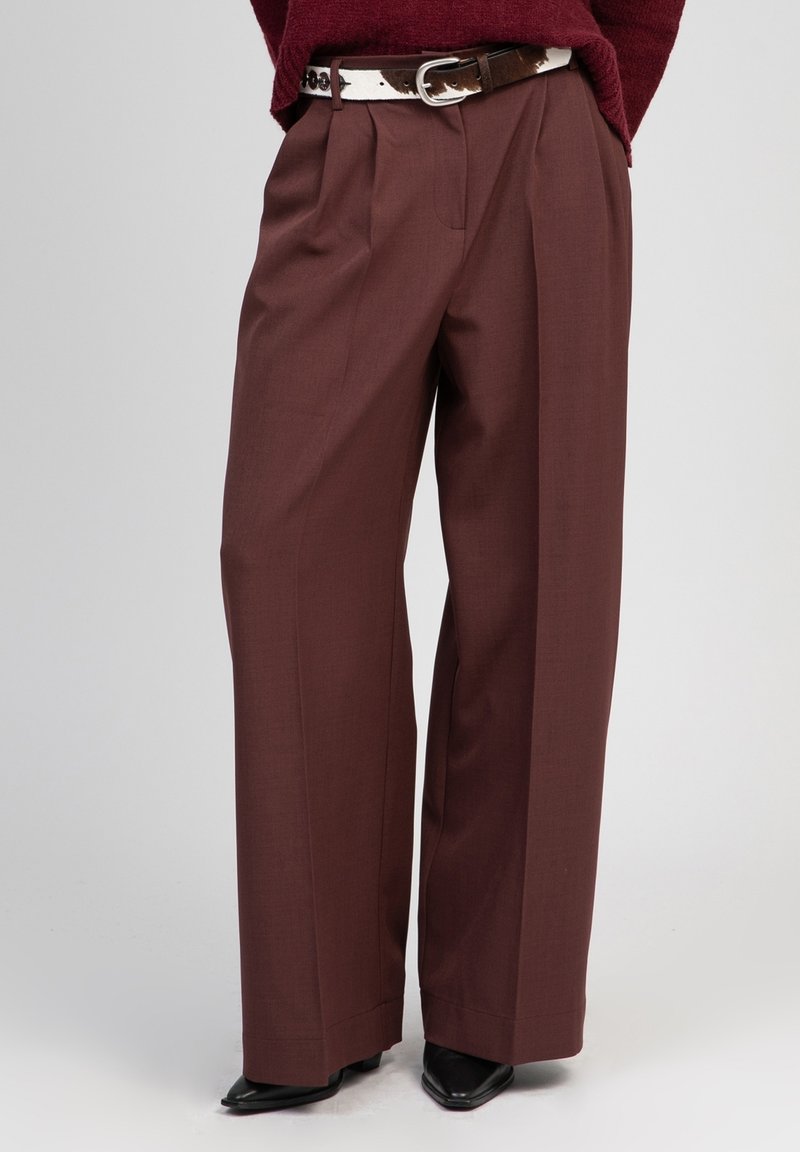 AN'GE PEPINA - Pantalon classique - chocolat