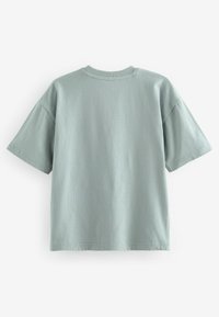 Next RELAXED FIT SHORT SLEEVE GRAPHIC STANDARD - Apdrukāts T-krekls - grey embroidery