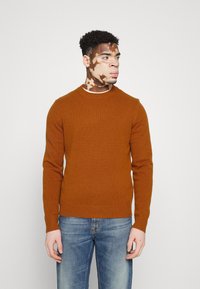 Samsøe Samsøe SYLLI CREW NECK - Camisola - caramel cafe