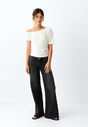 Mango Kids, TEEN - Jean flare - black denim