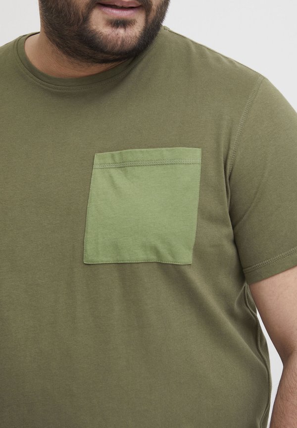 BHBBENEDIKT - Print T-shirt - olive night2