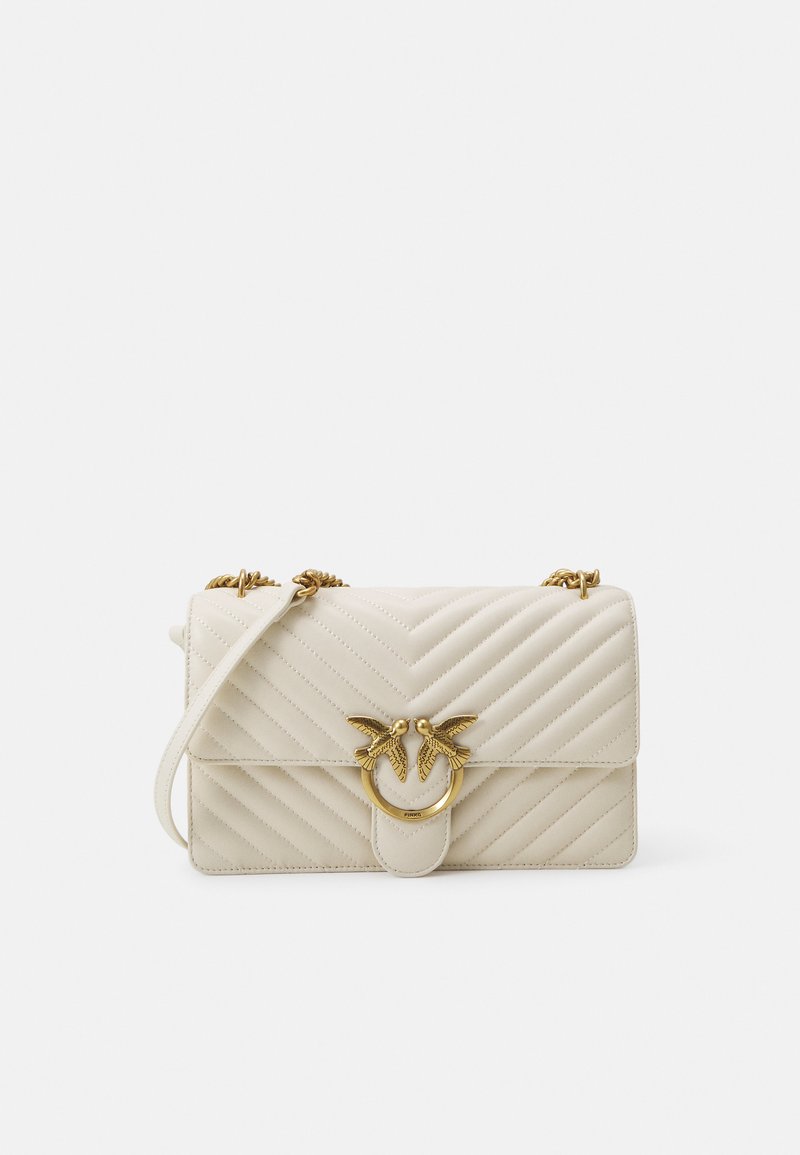 Pinko - LOVE ONE CLASSIC 26.5CM - Umhängetasche - white, Vergrößern