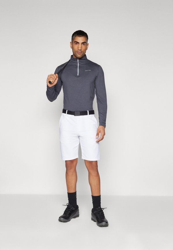 NEWPORT HALF ZIP - Long sleeved top - charcoal marl3