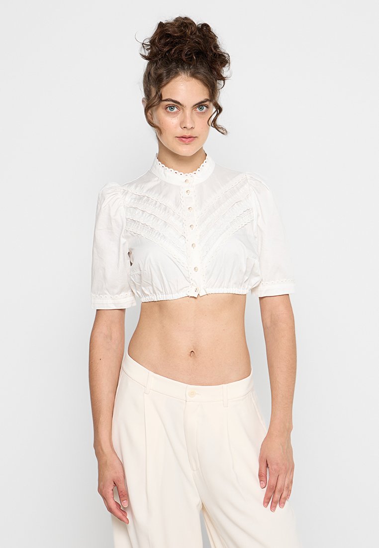 Krüger Dirndl Blouse wit Krüger Dirndl Blouse wit