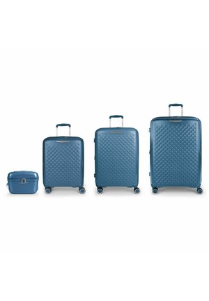QUEENS ROLLEN 4-TEILIG MIT DEHNFALTE SET - Luggage set - azul