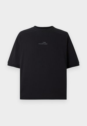 YOURTURN, REGULAR FIT - Základné tričko - black