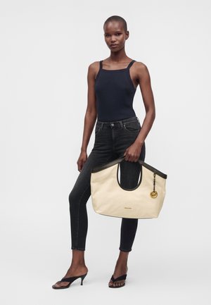 MICHAEL Michael Kors, HADDIE LG - Τσάντα Tote - off-white/black