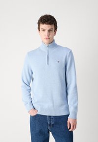 GANT CASUAL HALF  - Pulóver - light blue melange