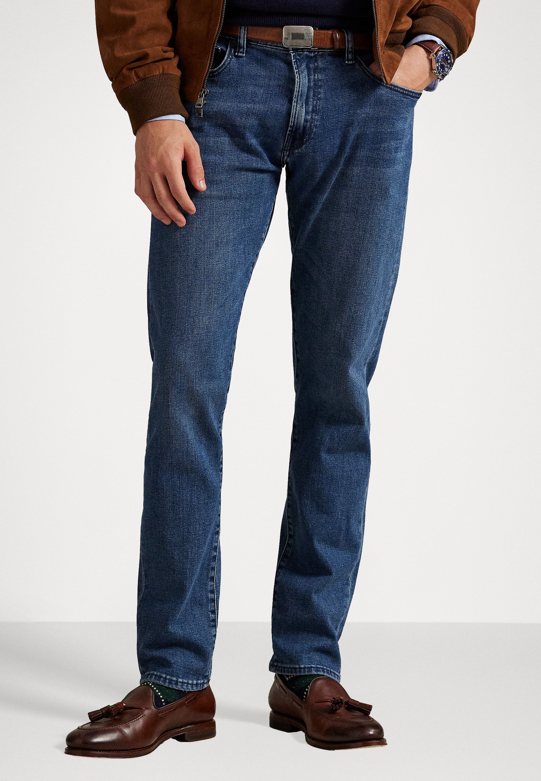 Polo Ralph Lauren PARKSIDE ACTIVE TAPER STRETCH JEAN - Blugi