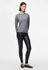 Pieces PCNEW SHINY - Legging (type pantalon) - black