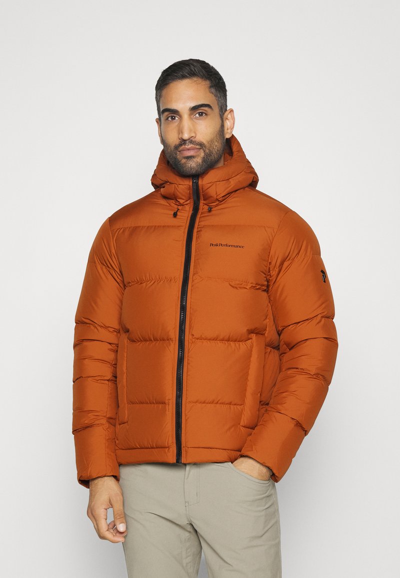 Peak Performance RIVEL JACKET SNAP Down jacket glazed/brown