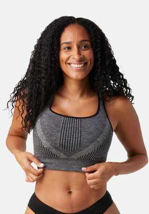 STRAPPY - Brassières de sport à maintien léger - black heather