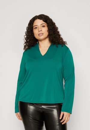 Long sleeved top - dark green