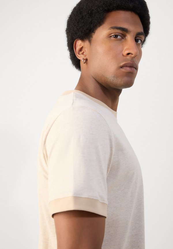 LOGO - Basic T-shirt - medium beige melange3